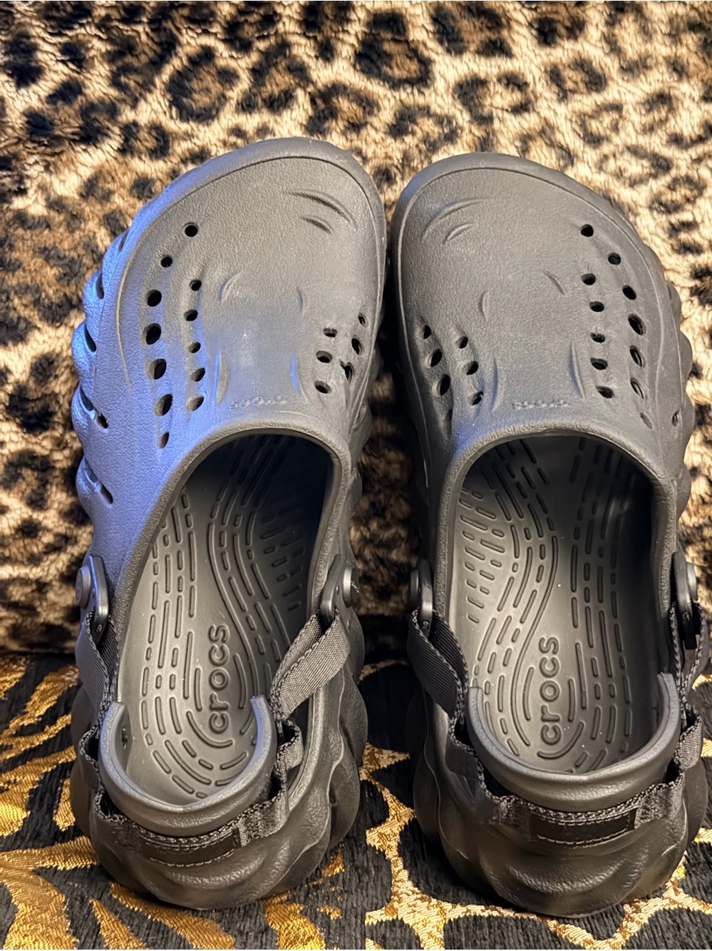Crocs Echo Clog black great condition Men 6/ Women 8